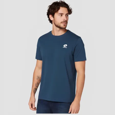Koszulka męska T-shirt z krótkim rękawem LOTTO tshirt 1124001 granat XL