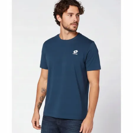 Koszulka męska T-shirt z krótkim rękawem LOTTO tshirt 1124001 granat XL