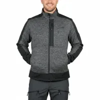 BLUZA 4F trekkingowa rozpinana SWETER WINDPROOF wiatroodporna szara r. S