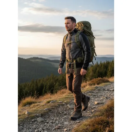 BLUZA 4F trekkingowa rozpinana SWETER WINDPROOF wiatroodporna szara r. S