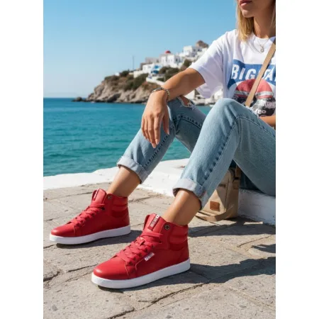 Trampki damskie buty BIG STAR z ekoskóry miejskie casualowe DD274244 37