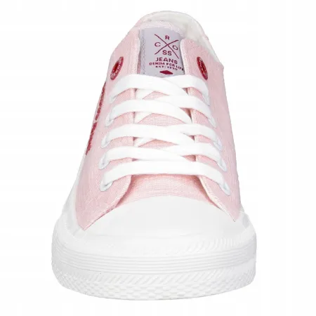 Trampki damskie buty CROSS JEANS sneakersy miejskie różowe DD2R4056 37