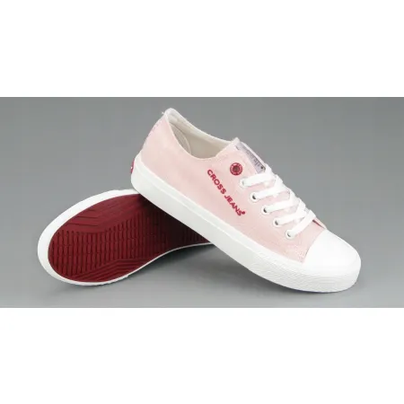 Trampki damskie buty CROSS JEANS sneakersy miejskie różowe DD2R4056 38