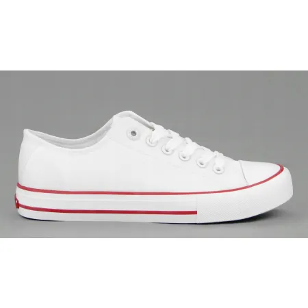 TRAMPKI buty damskie CROSS JEANS tenisówki na lato całe białe HH2R4009C 37