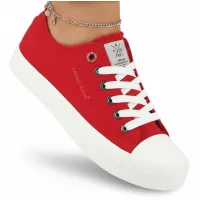 TRAMPKI buty damskie CROSS JEANS tenisówki materiałowe na lato HH2R4020C 37