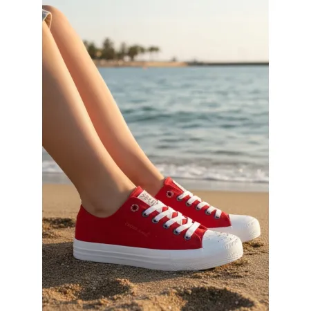TRAMPKI buty damskie CROSS JEANS tenisówki materiałowe na lato HH2R4020C 38