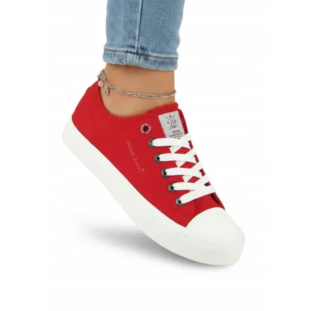 TRAMPKI buty damskie CROSS JEANS tenisówki materiałowe na lato HH2R4020C 38