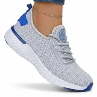 Buty damskie CROSS JEANS sneakersy sportowe lekkie siatkowe FF2R4099C 36