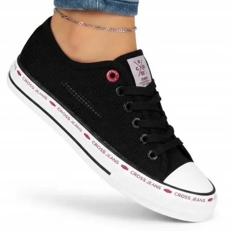 Trampki damskie CROSS JEANS tenisówki z siatką przewiewne FF2R4015C 39