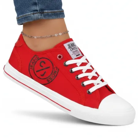 Trampki damskie CROSS JEANS tenisówki na lato materiałowe DD2R4072 36