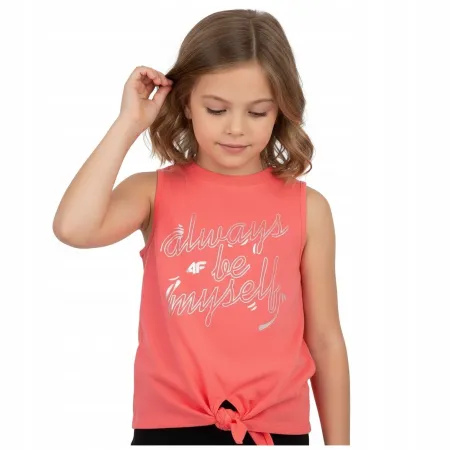 Koszulka dziecięca letnia plażowa 4F tshirt TOP dziecięcy JTSD013A 140
