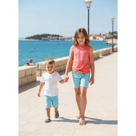 Koszulka dziecięca letnia plażowa 4F tshirt TOP dziecięcy JTSD013A 140