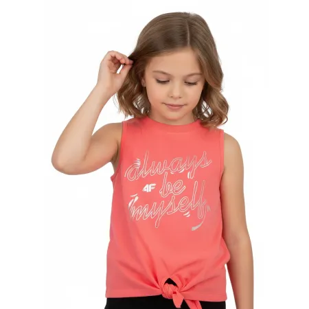 Koszulka dziecięca letnia plażowa 4F tshirt TOP dziecięcy JTSD013A 140