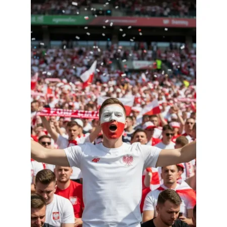 Koszulka męska tshirt męski KIBICA 4F LEWANDOWSKI POLSKA TSM950 XXL
