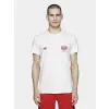 Koszulka męska tshirt męski KIBICA 4F LEWANDOWSKI POLSKA TSM950 S