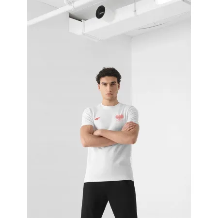 Koszulka męska tshirt męski KIBICA 4F LEWANDOWSKI POLSKA TSM950 S