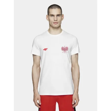 Koszulka męska tshirt męski KIBICA 4F LEWANDOWSKI POLSKA TSM950 S