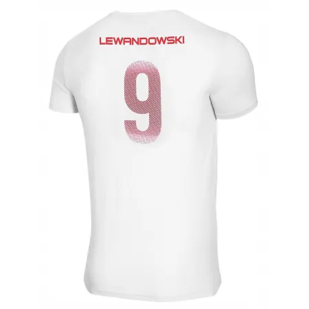 Koszulka męska tshirt męski KIBICA 4F LEWANDOWSKI POLSKA TSM950 S