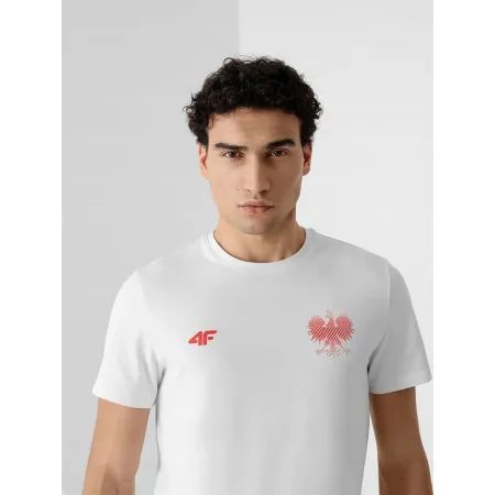 Koszulka męska tshirt męski KIBICA 4F LEWANDOWSKI POLSKA TSM950 S