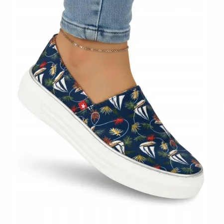 Buty damskie BIG STAR slip-on trampki wsuwane tenisówki letnie JJ276016 37
