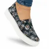 Buty damskie BIG STAR slip-on trampki wsuwane tenisówki letnie JJ276012 36
