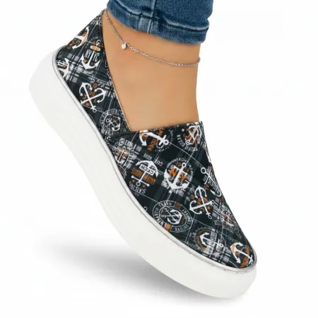 Buty damskie BIG STAR slip-on trampki wsuwane tenisówki letnie JJ276012 36