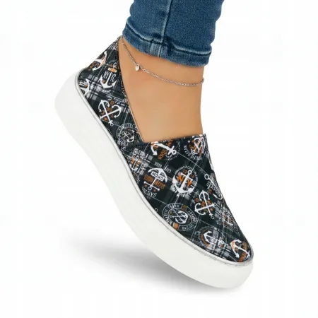 Buty damskie BIG STAR slip-on trampki wsuwane tenisówki letnie JJ276012 36