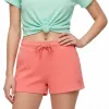 Spodenki damskie 4F plażowe letnie szorty bawełniane kobiece SKDD350 63S XL