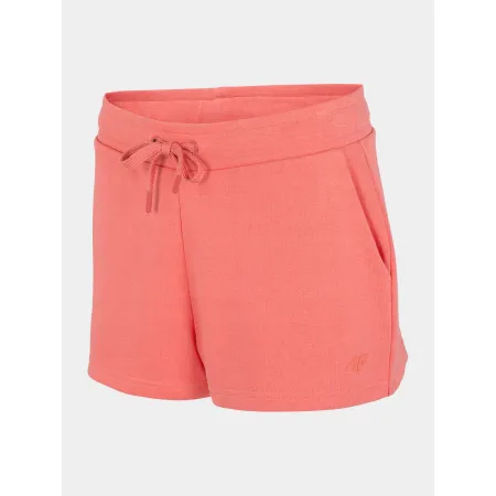 Spodenki damskie 4F plażowe letnie szorty bawełniane kobiece SKDD350 63S XL