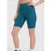 Spodenki treningowe DAMSKIE legginsy kolarki wysoki stan 4F prążkowane S
