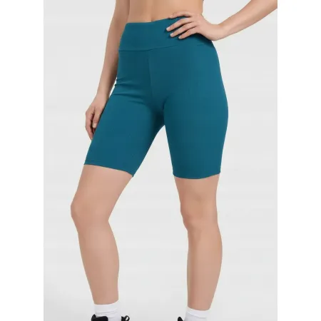 Spodenki treningowe DAMSKIE legginsy kolarki wysoki stan 4F prążkowane S