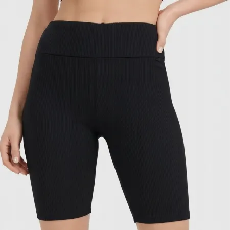 Spodenki treningowe DAMSKIE legginsy kolarki wysoki stan 4F prążkowane XXL