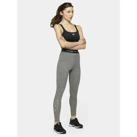 LEGGINSY damskie treningowe 4F SPODNIE do fitness biegania 4FDRY SPDF001 S