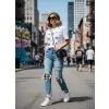 Koszulka damska 4F TSHIRT damski oversize luźny krój wygodna TSD012 10S S