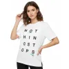 Koszulka damska 4F TSHIRT damski oversize luźny krój wygodna TSD012 10S S
