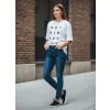 Koszulka damska 4F TSHIRT damski oversize luźny krój wygodna TSD012 10S L