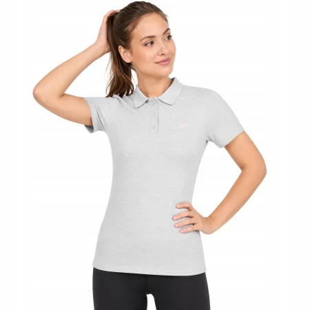 Koszulka POLO 4F damska T-SHIRT z kołnierzykiem z krótkim rękawem TSD007 S
