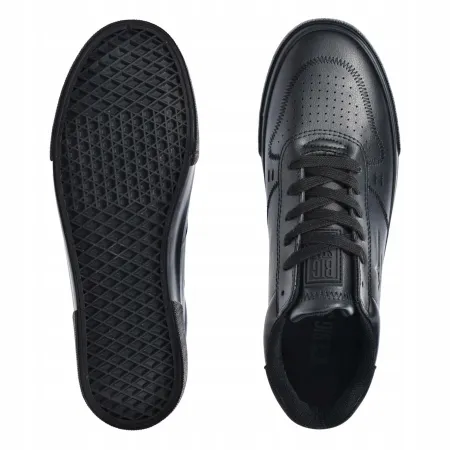 Męskie buty BIG STAR tenisówki sportowe czarne wygodne RR174331 ekoskóra 43