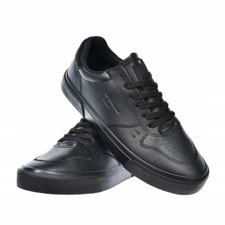 Męskie buty BIG STAR tenisówki sportowe czarne wygodne RR174331 ekoskóra 43
