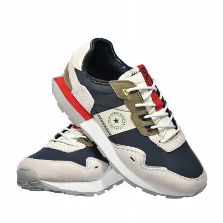 BUTY męskie BIG STAR skórzane SNEAKERSY sportowe MIEJSKIE RR174474 42