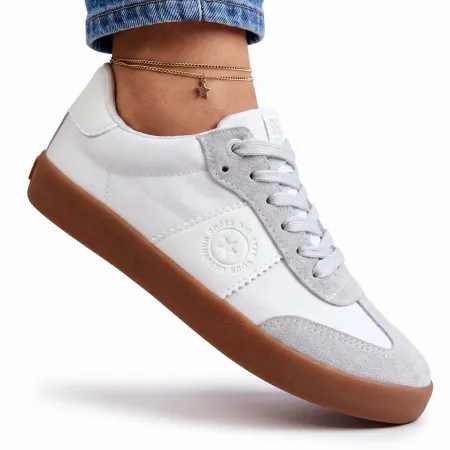 Buty damskie sneakersy BIG STAR trampki sportowe miejskie białe RR274371 37