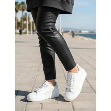 Buty damskie sneakersy BIG STAR trampki sportowe miejskie białe RR274463 41