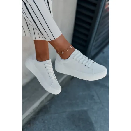 Buty damskie sneakersy BIG STAR trampki sportowe miejskie białe RR274463 37