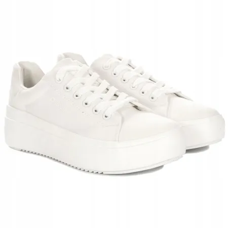Buty damskie sneakersy BIG STAR trampki sportowe miejskie białe RR274463 37