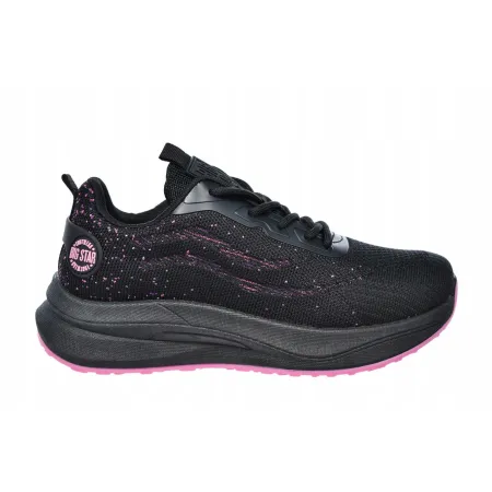 Buty damskie BIG STAR RR274523 sportowe SNEAKERSY siatkowe lekkie czarne 41