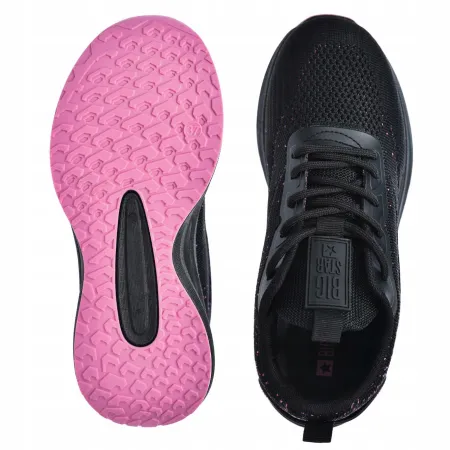 Buty damskie BIG STAR RR274523 sportowe SNEAKERSY siatkowe lekkie czarne 41
