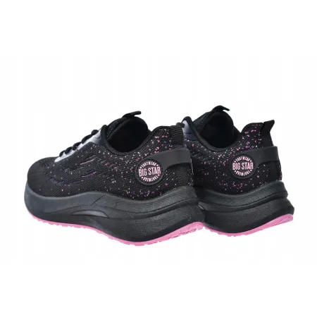 Buty damskie BIG STAR RR274523 sportowe SNEAKERSY siatkowe lekkie czarne 41