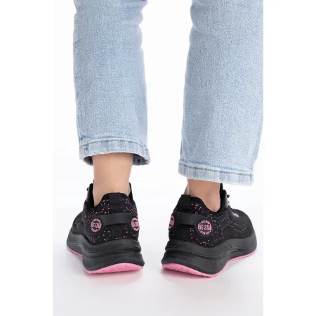 Buty damskie BIG STAR RR274523 sportowe SNEAKERSY siatkowe lekkie czarne 41