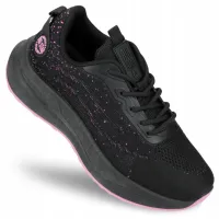 Buty damskie BIG STAR RR274523 sportowe SNEAKERSY siatkowe lekkie czarne 41
