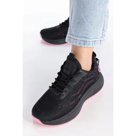 Buty damskie BIG STAR RR274523 sportowe SNEAKERSY siatkowe lekkie czarne 41
